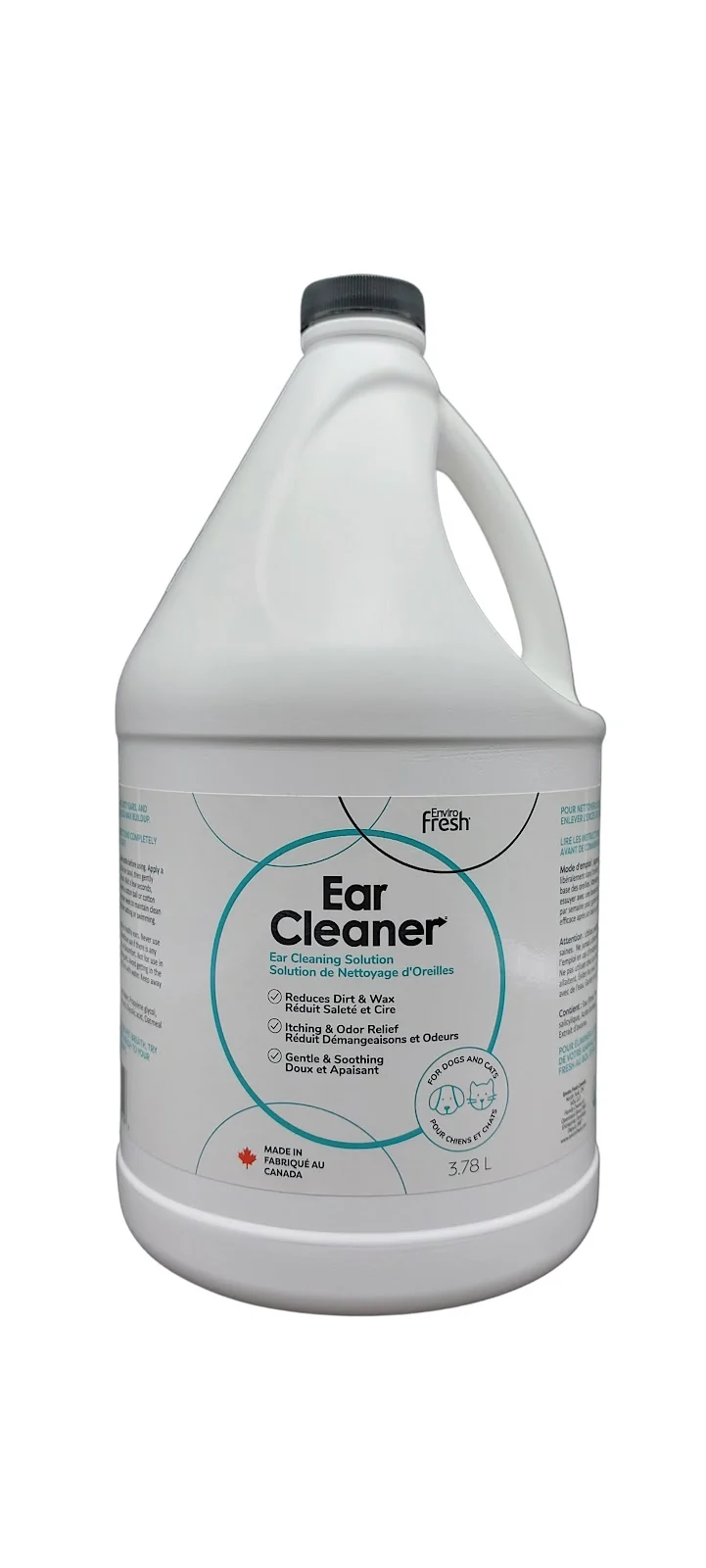 ENVIROFRESH Nettoyant Oreille Chien & Chat 3.7L