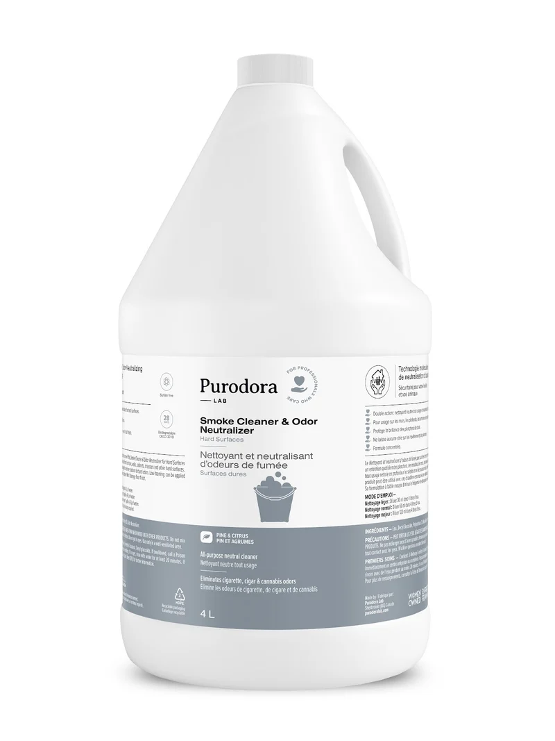 PURODORA Neutralisant Odeurs Fumée Surfaces Dures 4L