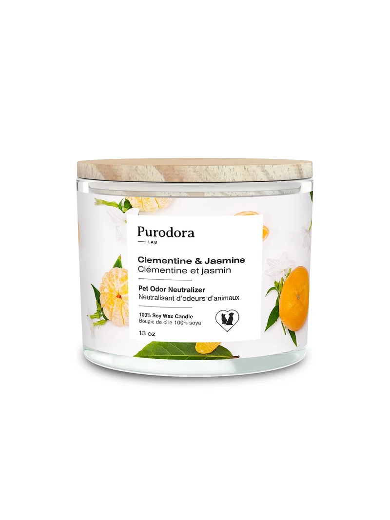 PURODORA Bougie Clémentine et Jasmin 185g
