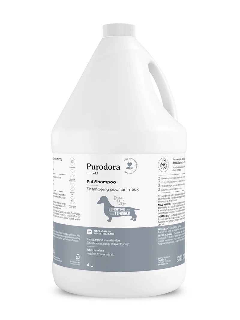 PURODORA Shampoing Hypoallergène Peau Sensible 4L