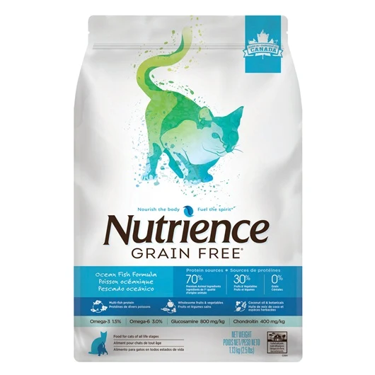Aliment Nutrience Sans grains pour chats, Poisson océanique