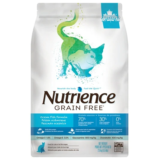 Aliment Nutrience Sans grains pour chats, Poisson océanique
