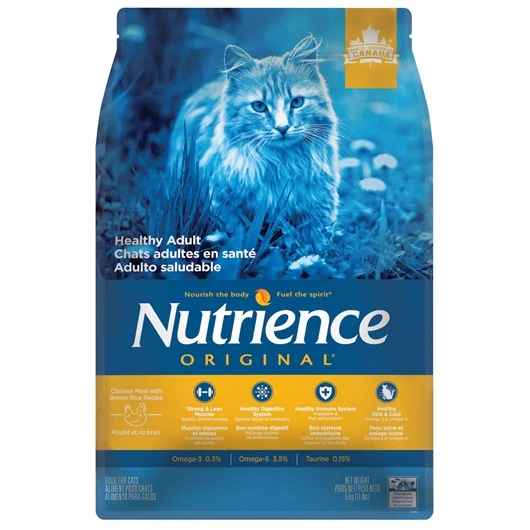Aliment Nutrience Original, Chats adultes en santé, Poulet avec riz brun