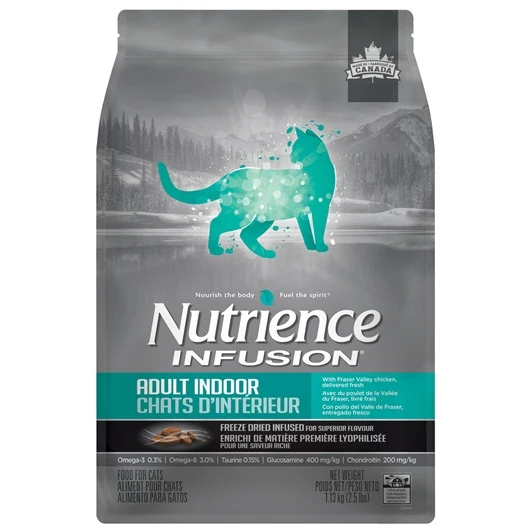 Aliment Nutrience Infusion pour chats d’intérieur adultes, Poulet