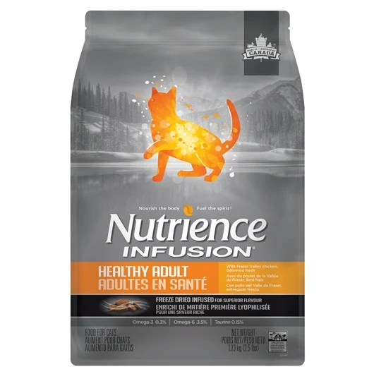 Aliment Nutrience Infusion pour chats adultes en santé, Poulet