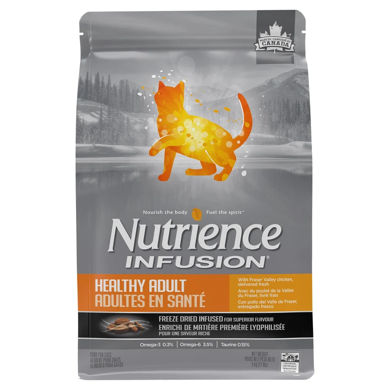 Aliment Nutrience Infusion pour chats adultes en santé, Poulet