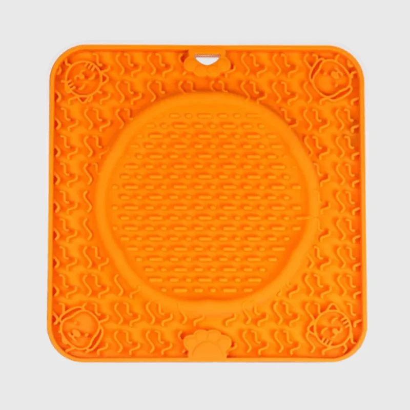 Tapis Fouille Carré Rond Ventouses Gros Chien
