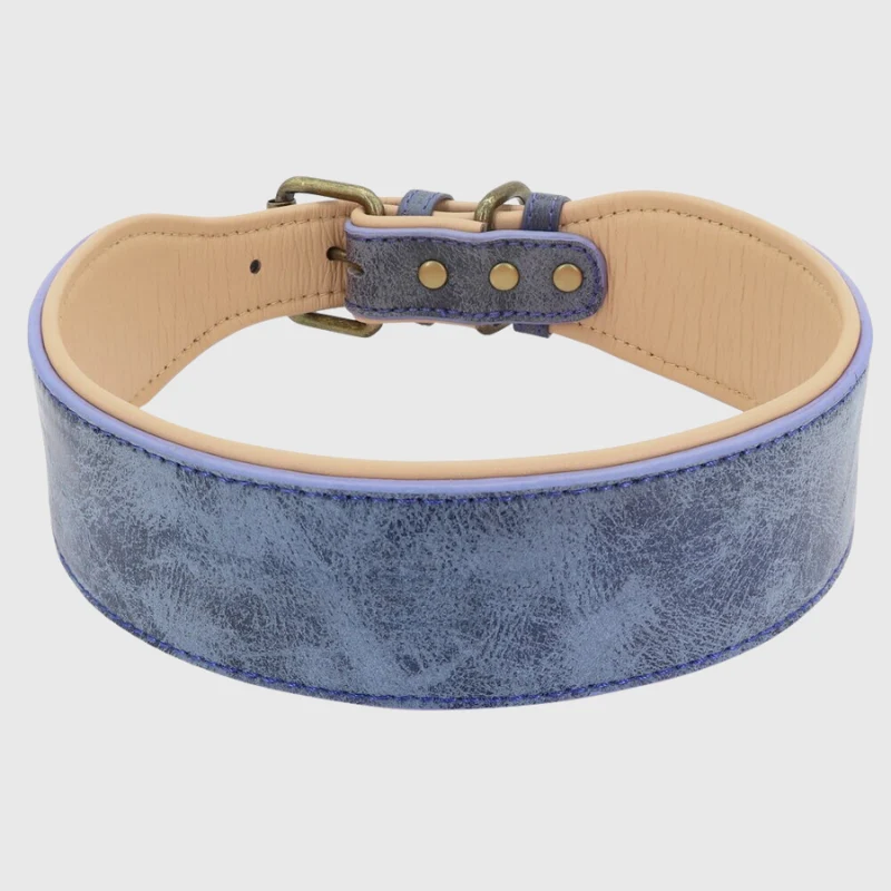 Collier Cuir Pleine Fleur Personnalisable Gros Chien