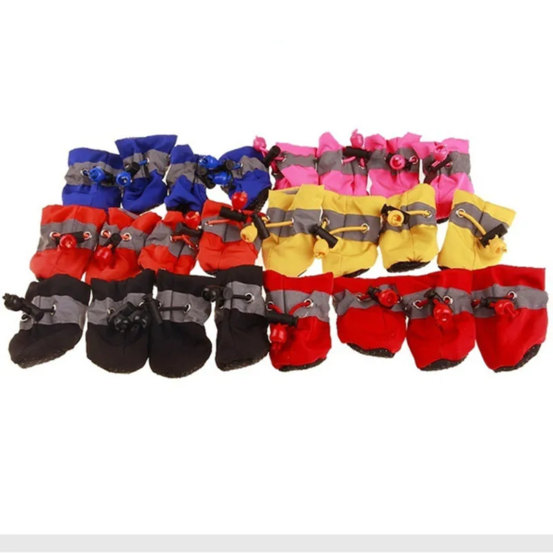Chaussures Imperméables Pluie Chien Antidérapantes