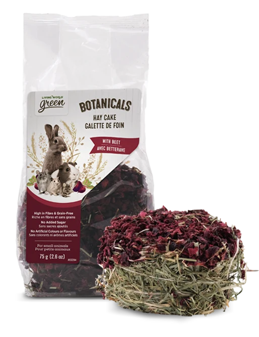 Galette de foin botanicals avec betterave 2.6oz (75g)