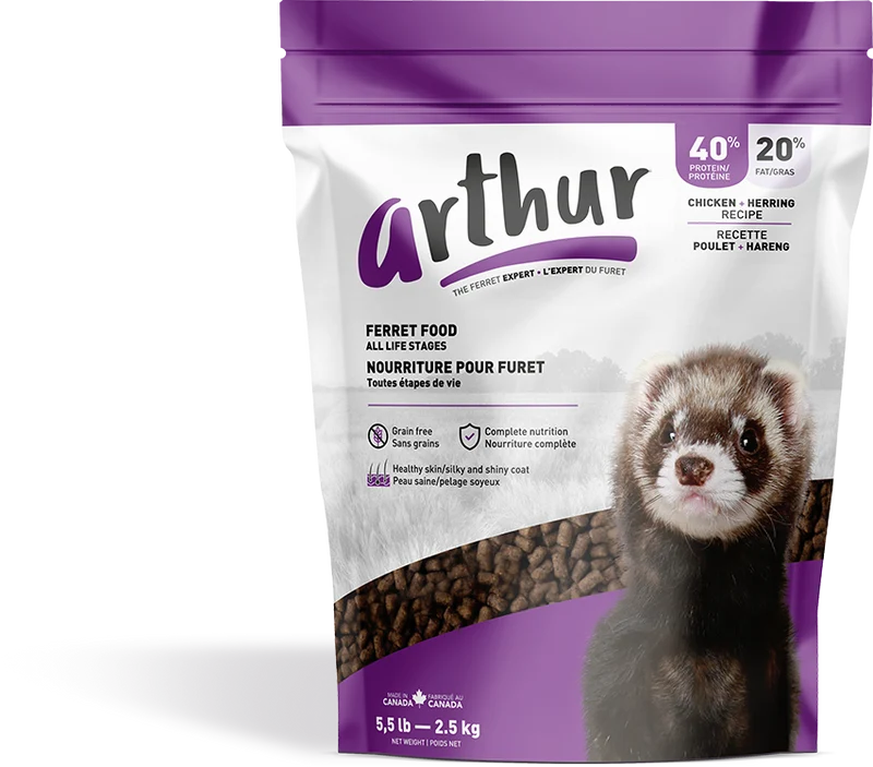Arthur nourriture pour furet