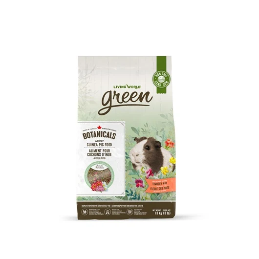 Aliment Botanicals Living World Green pour cochons d’Inde adultes