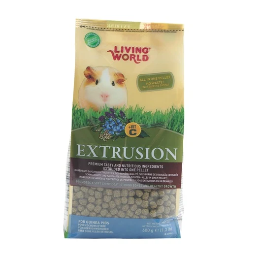 Aliment Extrusion Living World pour cochons d’Inde