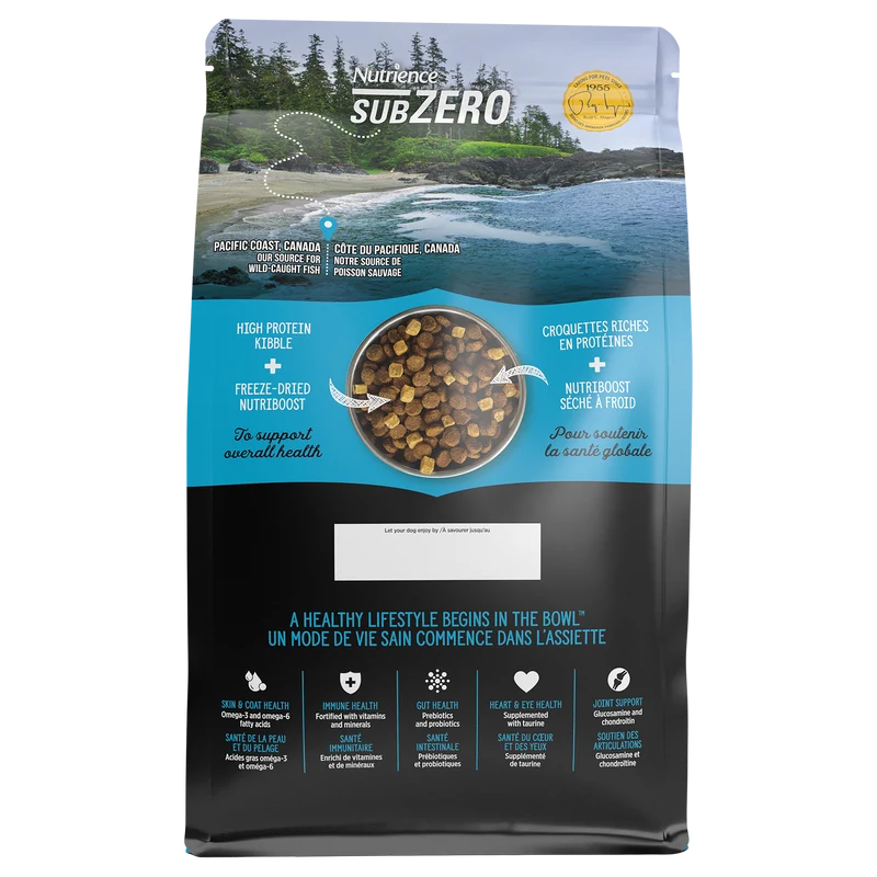 Nutrience SubZero Sans grains pour chiens, Pacifique canadien 10kg